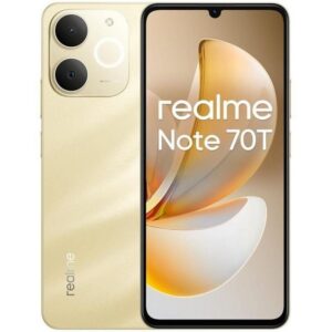 Smartphone Realme Note 70T 4GB/ 256GB/ 6.74"/ Dorado Playa 6941764469686  REAL-SP NOTE 70T 4-256 GD V2