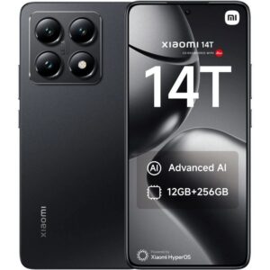Smartphone Xiaomi 14T 12GB/ 256GB/ 6.67"/ 5G/ Negro 6941812712054 MZB0HOBEU XIA-SP 14T 12-256 BK