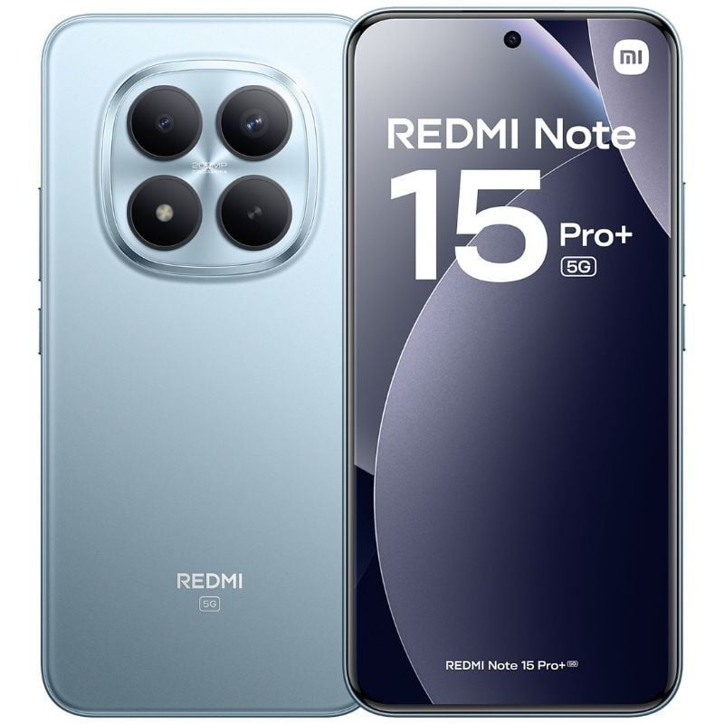 Smartphone Xiaomi Redmi Note 15 Pro Plus 12GB/ 512GB/ 6.83"/ 5G/ Azul Glaciar 6932554481971 MZB0MJKEU XIA-SP NOTE15PP 5G 12-512 BL