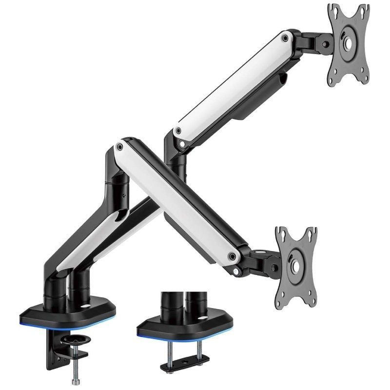 Soporte Gaming para 2 Monitores Aisens DT32TSR-297/ hasta 9kg/ con Iluminación RGB 8435739901663 DT32TSR-297 AIS-SOPORTE DT32TSR-297
