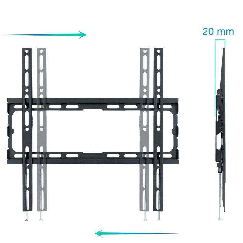 Soporte de Pared Fijo TooQ LP1070F-B para TV de 32-70"/ hasta 45kg - Imagen 2