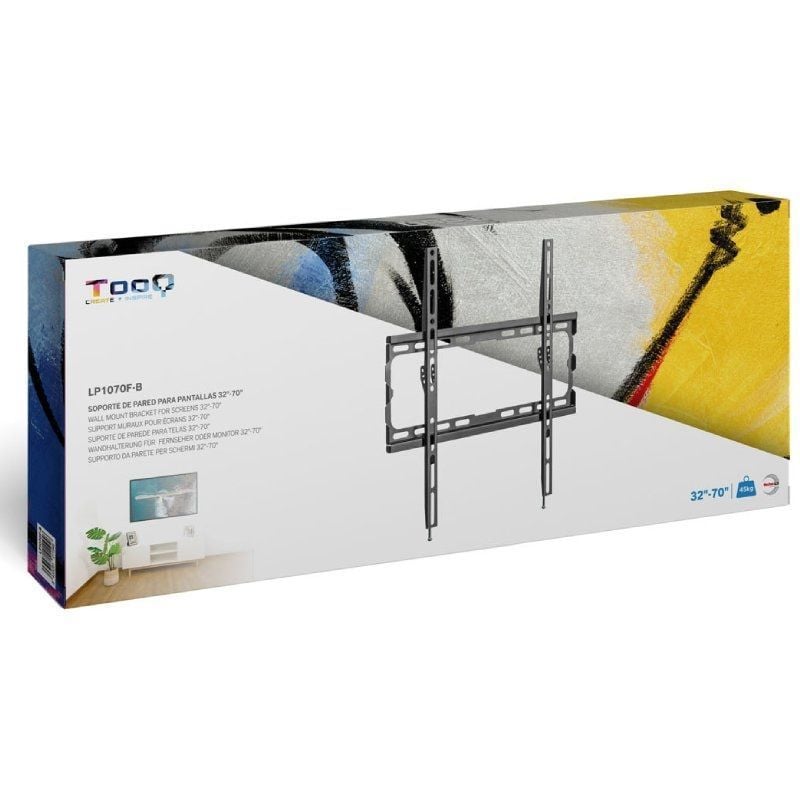 Soporte de Pared Fijo TooQ LP1070F-B para TV de 32-70"/ hasta 45kg - Imagen 4