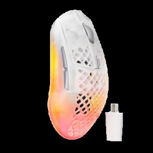 Steelseries Aerox 3 Wireless Gen 2 ratón Juego mano derecha RF Wireless + Bluetooth Óptico 26000 DPI 5707119066228 | P/N: 62715 | Ref. Artículo: 1410063