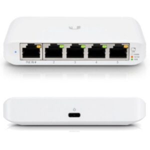 Switch Gestionable Ubiquiti USW-Flex Mini 5 Puertos/ RJ45 10/100/1000 POE 817882029698 USW-Flex-Mini UBI-SWITCH USW-FLEX-MINI