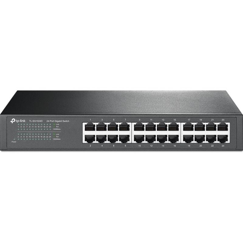 Switch TP-Link TL-SG1024D 24 Puertos/ RJ-45 10/100/1000 6935364020620 TL-SG1024D TPL-SWITCH 24P GIGA
