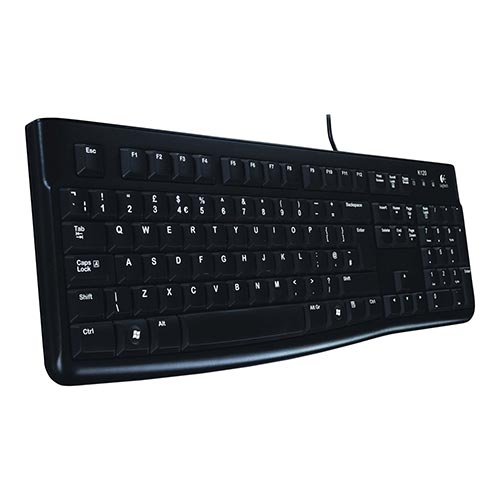 TECLADO LOGITECH K120 BUSSINES USB NEGRO OEM - Imagen 2