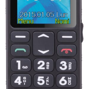 TELEFONO TREVI SICURO 10 SENIOR PHONE BIG BUTTONS FUNCION S.O.S. BLACK 8011000017488 0SIC1000