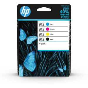 TINTA HP 6ZC74AE Nº912 MULTIPACK 4 CART 195122352295 P/N: 6ZC74AE | Ref. Artículo: HP6ZC74AE
