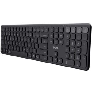 Teclado Compacto Inalámbrico Trust Vaiya 8713439256352 25635 TRU-TEC VAIYA BK