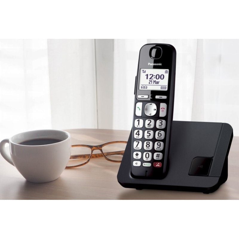 Teléfono Inalámbrico Panasonic KX-TGE250SPB/ Negro - Imagen 4