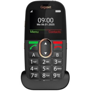 Teléfono Móvil Gigaset GL695 para Personas Mayores/ 4G/ Negro 4255781906393 GL695B GIGA-TEL GL695 BK