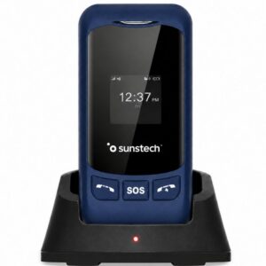 Teléfono Móvil Sunstech CELT26 para Personas Mayores/ Azul 8429015019890 CELT26BL SUN-TEL CELT26 BL