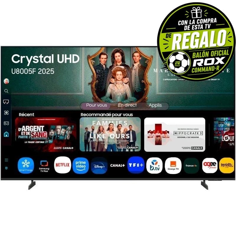 Televisor Samsung Crystal UHD U8005F TU65U8005FU 65"/ UltraHD 4K/ Smart TV/ WiFi 8806097079347 TU65U8005FUXXC SAM-TV TU65U8005FU