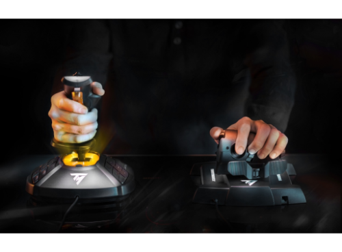 Thrustmaster T-16000M FCS Hotas Negro, Naranja USB Palanca de mando Analógico/Digital MAC, PC - Imagen 4