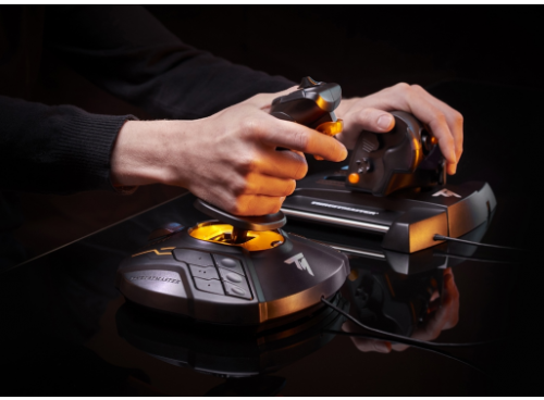 Thrustmaster T-16000M FCS Hotas Negro, Naranja USB Palanca de mando Analógico/Digital MAC, PC - Imagen 5