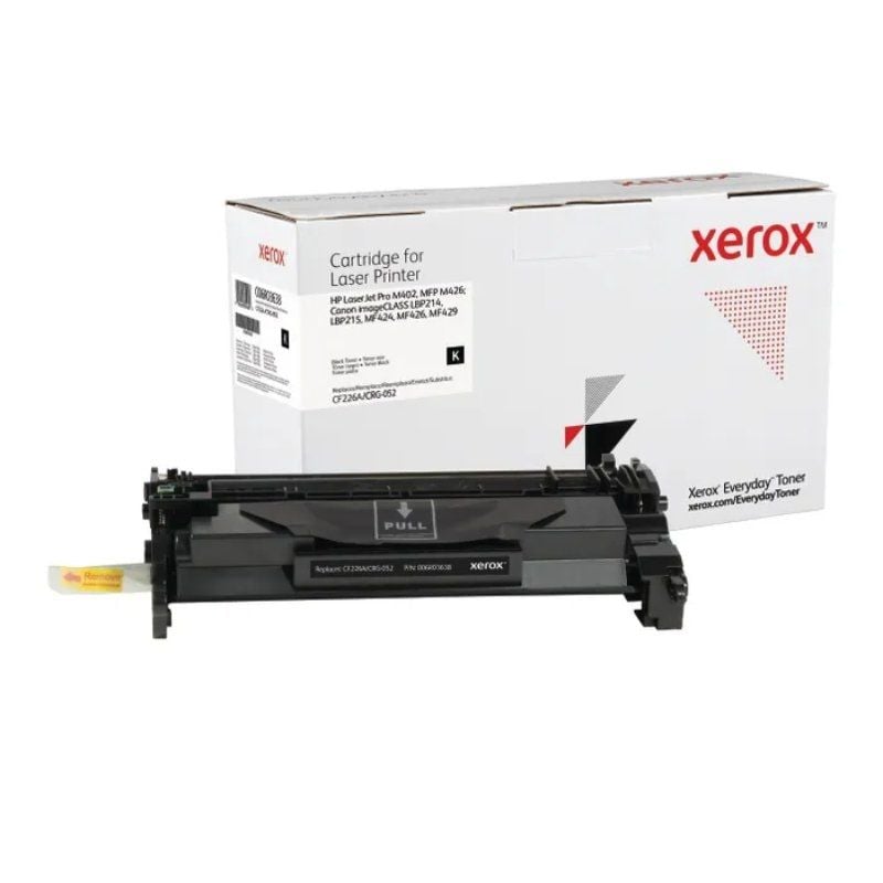 Tóner compatible Xerox 006R03638 compatible con HP CF226A/CRG-052/ 3100 páginas/ Negro 095205894646 006R03638 XER-TONER 006R03638