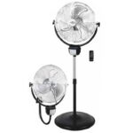 Ventilador 2 en 1 Orbegozo PWS 3050/ Pie/ Pared/ 120W/ Aspas 50cm/ 3 velocidades 8436044538070 17227 ORB-VENT PWS 3050