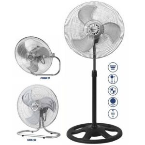 Ventilador 3 en 1 Orbegozo PWS 0547/ Sobremesa/ Pie/ Pared/ 90W/ 3 Aspas 45cm/ 3 velocidades 8436044535505 16953 ORB-VENT PWS 0547