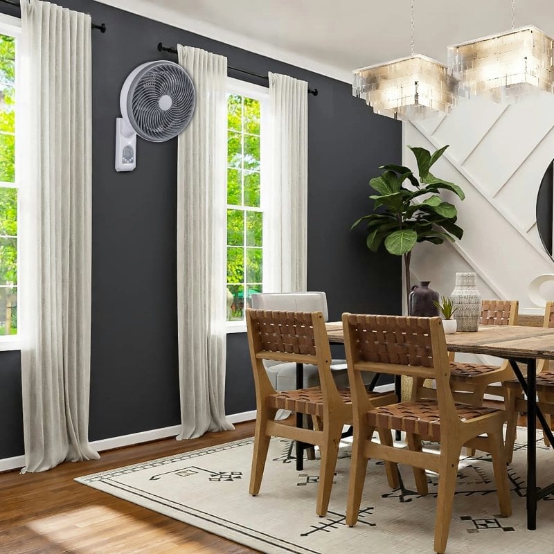 Ventilador de Pared Daewoo DW9011/ 80W/ 5 Aspas 25cm/ 3 Velocidades - Imagen 4