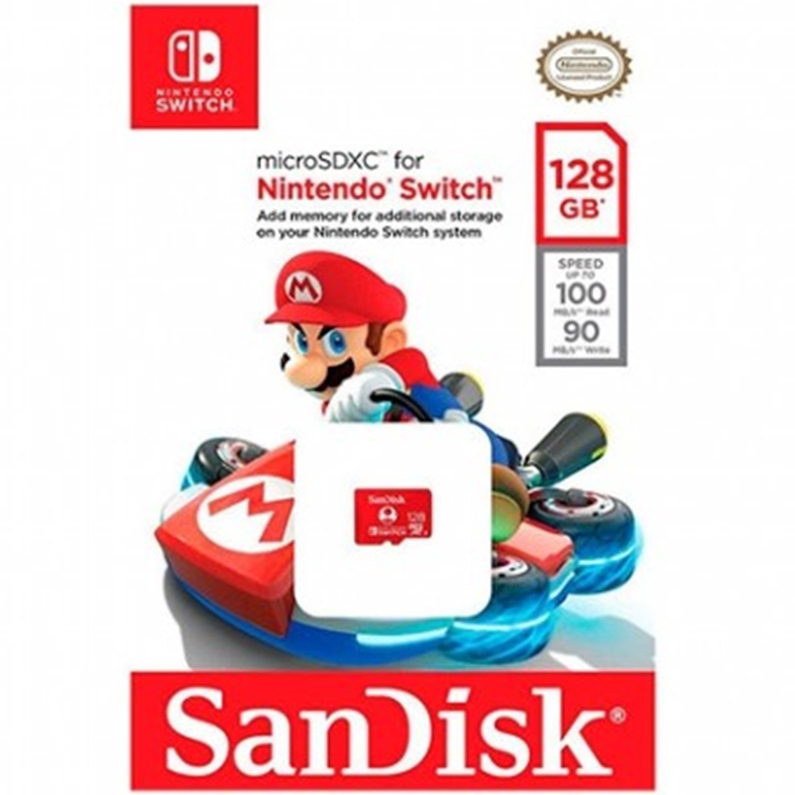 Licencia nintendo switch - uhs i - u3 - lectura: 100mb - s - Imagen 3