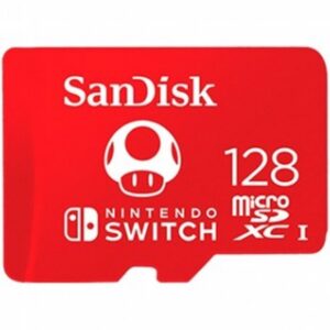 0619659171520 | P/N: SDSQXAO-128G-GNCZN | Cod. Artículo: DSP0000003260 Licencia nintendo switch - uhs i - u3 - lectura: 100mb - s