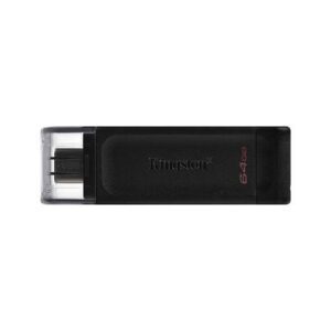 0740617305302 PENDRIVE 64GB USB-C 3.2  KINGSTON DT70 NEGRO DT70/64GB A0033816 Kingston Almacenamiento DT70/64GB
