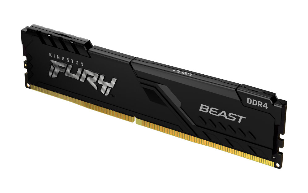 Memoria ram ddr4 8 gb kingston - 3200mhz - pc4 - 25600 - fury beast - negro - Imagen 3