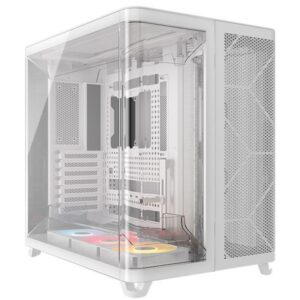 0840440406563 | P/N: CC-9011319-WW | Cod. Artículo: DSP0000038994 Caja ordenador corsair air 5400 rs - r argb atx cristal templado blanca