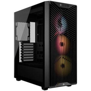0840440419662 | P/N: CC-9011344-WW | Cod. Artículo: DSP0000040942 Caja ordenador gaming corsair 3200d rs argb atx cristal templado negra