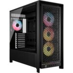 0840440491293 | P/N: CC-9011309-WW | Cod. Artículo: DSP0000035035 Caja ordenador gaming corsair frame 5000d rs atx argb cristal templado negra