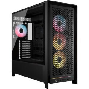 0840440491293 | P/N: CC-9011309-WW | Cod. Artículo: DSP0000035035 Caja ordenador gaming corsair frame 5000d rs atx argb cristal templado negra