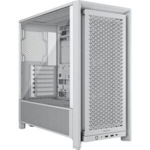 0840440496588 | P/N: CC-9011313-WW | Cod. Artículo: DSP0000038982 Caja ordenador gaming corsair frame 4000d rs atx cristal templado blanca