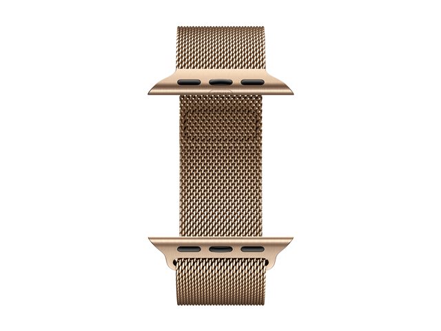 Smartwatch apple watch s11 gps + cellular 42mm gold titanium case gold milanese loop - Imagen 3