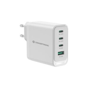 4015867240731 | P/N: ALTHEA22W100 | Cod. Artículo: DSP0000034520 Cargador de pared conceptronic althea22w100 100w 3x usb tipo c 1x usb tipo a blanco