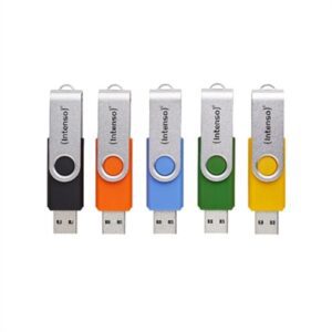 4034303037421 | P/N: 3543585 | Cod. Artículo: DSP0000038111 Memoria usb 3.2 intenso office line multipack 32gb 5 unidades