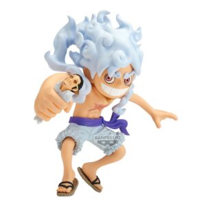 4573102711854 | P/N: PZ71185P | Cod. Artículo: DSP0000034694 Figura banpresto one piece mega world collectable monkey d.luffy vs borsalino 13cm