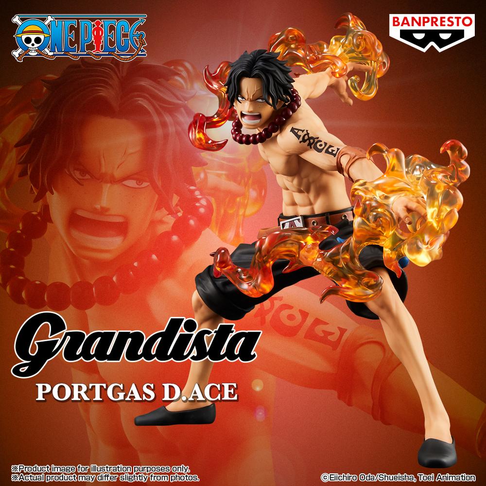 Figura banpresto one piece grandista portgas d.ace special edition 20cm - Imagen 5