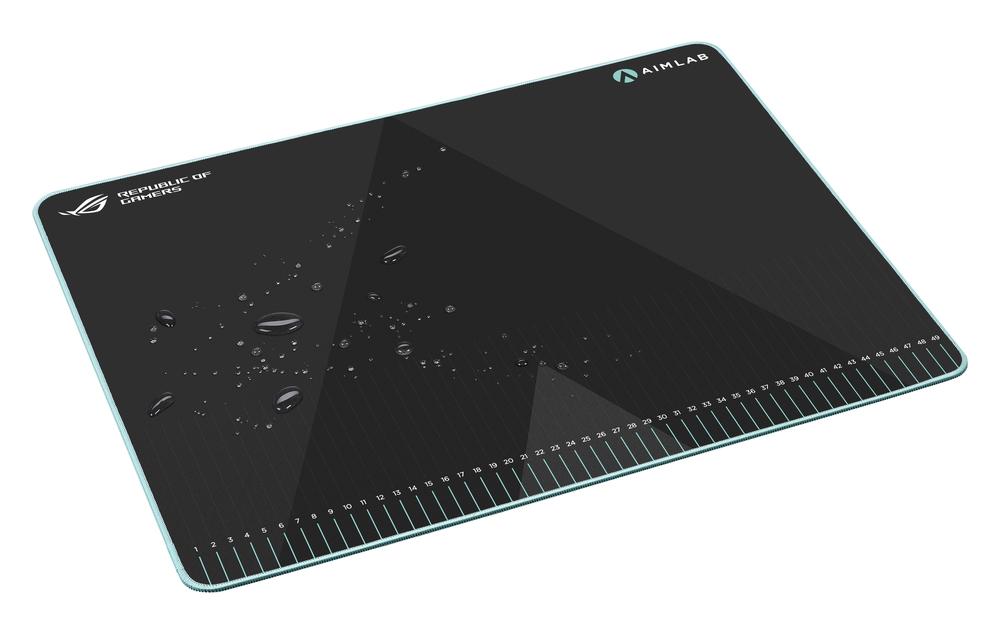 Alfombrilla gaming asus rog hone ace aim lab edition negra - Imagen 4