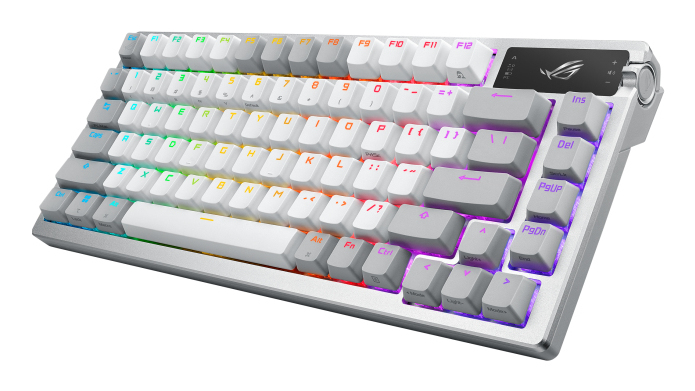 Teclado gaming asus azoth rgb blanco - Imagen 2