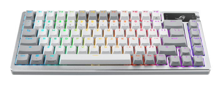 Teclado gaming asus azoth rgb blanco - Imagen 3