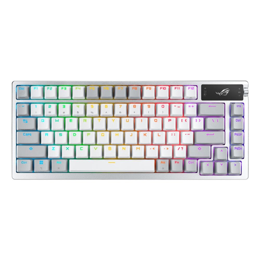 4711387209110 | P/N: 90MP031A-BKSA10 | Cod. Artículo: MGS0000033627 Teclado gaming asus azoth rgb blanco
