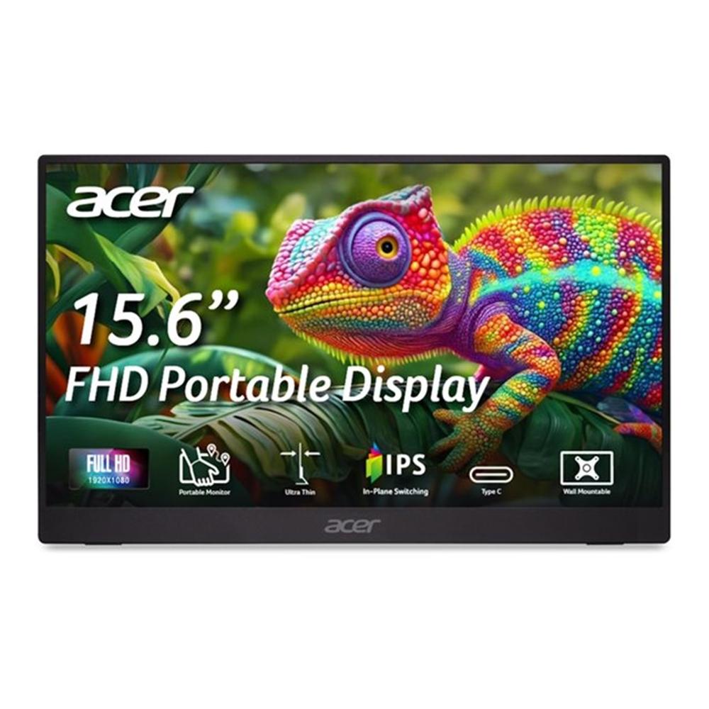 4711474266569 | P/N: UM.ZP1EE.101 | Cod. Artículo: DSP0000040895 Monitor acer pm161qb1bmiuux 16 pulgadas fhd 60hz