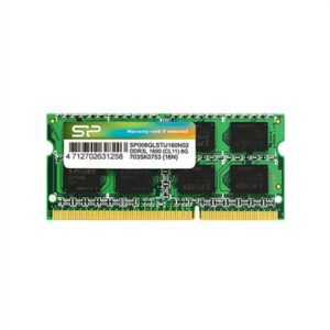 4712702631258 | P/N: SP008GLSTU160N02 | Cod. Artículo: DSP0000031126 Memoria ram ddr3l 8gb silicon power sodimm 1600 mhz.