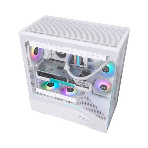 Caja ordenador gaming lian li v100 v100 atx argb cristal templado blanca - Imagen 2