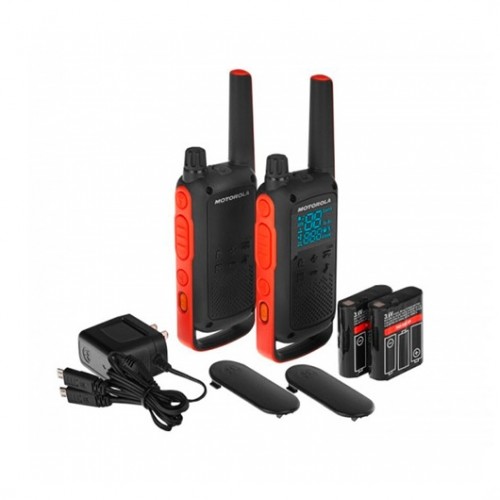 Walkie talkie motorola tlkr - t82 negro packs 2 pmr446 - 10km - 16 canales - clip cinturon - Imagen 2