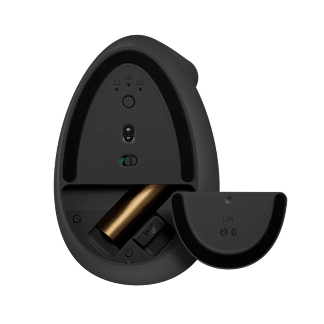 Mouse raton vertical logitech lift 6 botones 4000 dpi wireless inalambrico grafito - Imagen 5