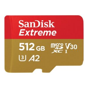 619659189648 | P/N: SDSQXAV-512G-GN6MA | Cod. Artículo: DSP0000032948 Tarjeta memoria micro secure digital 512gb sandisk extreme clase 10 uhs - i u3 + adaptador
