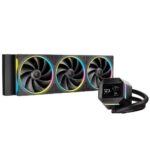6933412729471 | P/N: R-LM360-BKDMMC-1 | Cod. Artículo: DSP0000040957 Kit refrigeracion liquida deepcool lm360 led rgb 3x 120mm negro