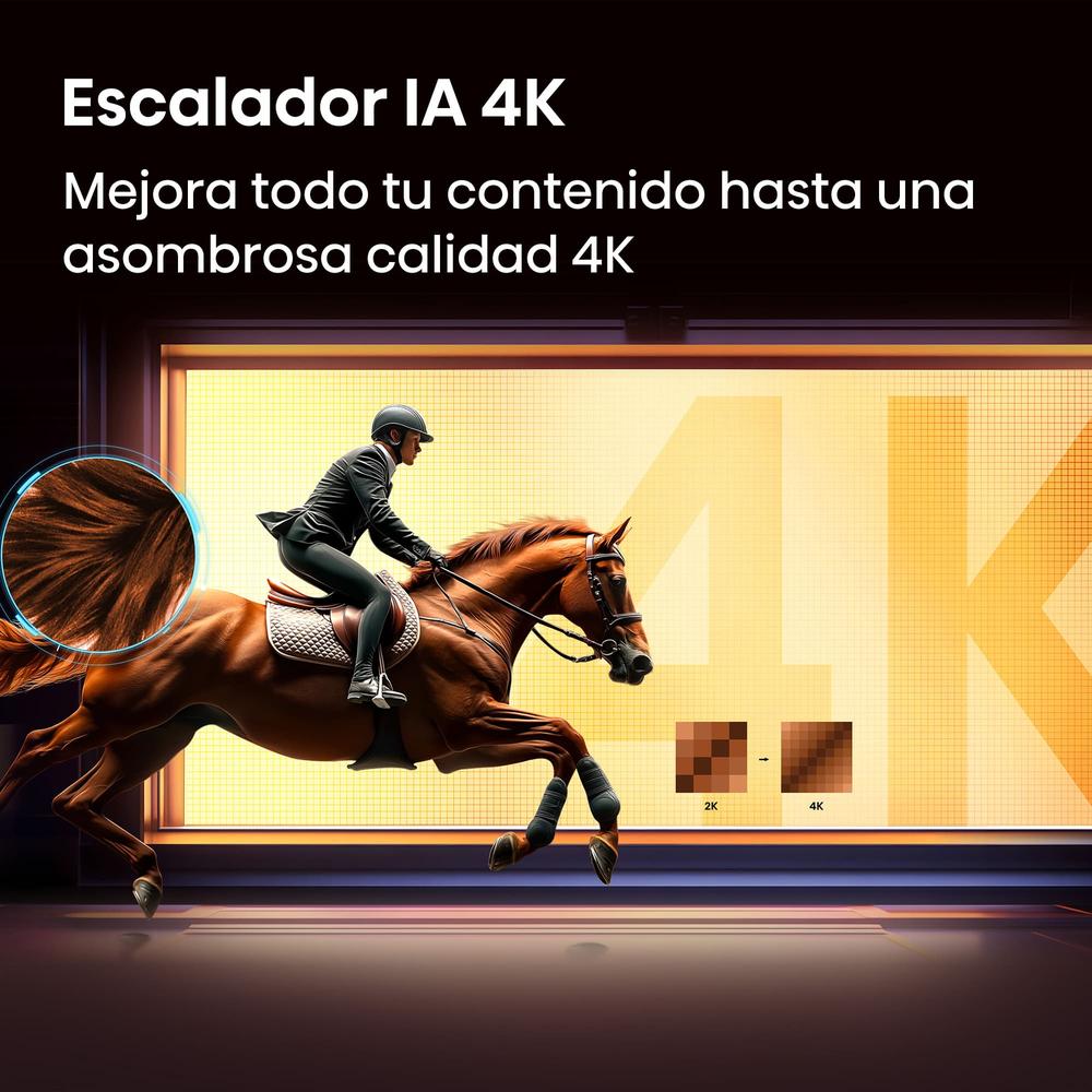 Tv hisense 43 pulgadas qled 4k uhd - 43e7s - smart tv - Imagen 6
