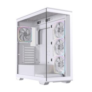 6977277361568 | P/N: EXCS-PR-700R-W | Cod. Artículo: DSP0000040782 Caja ordenador gaming einarex s700 rgb atx cristal templado blanca